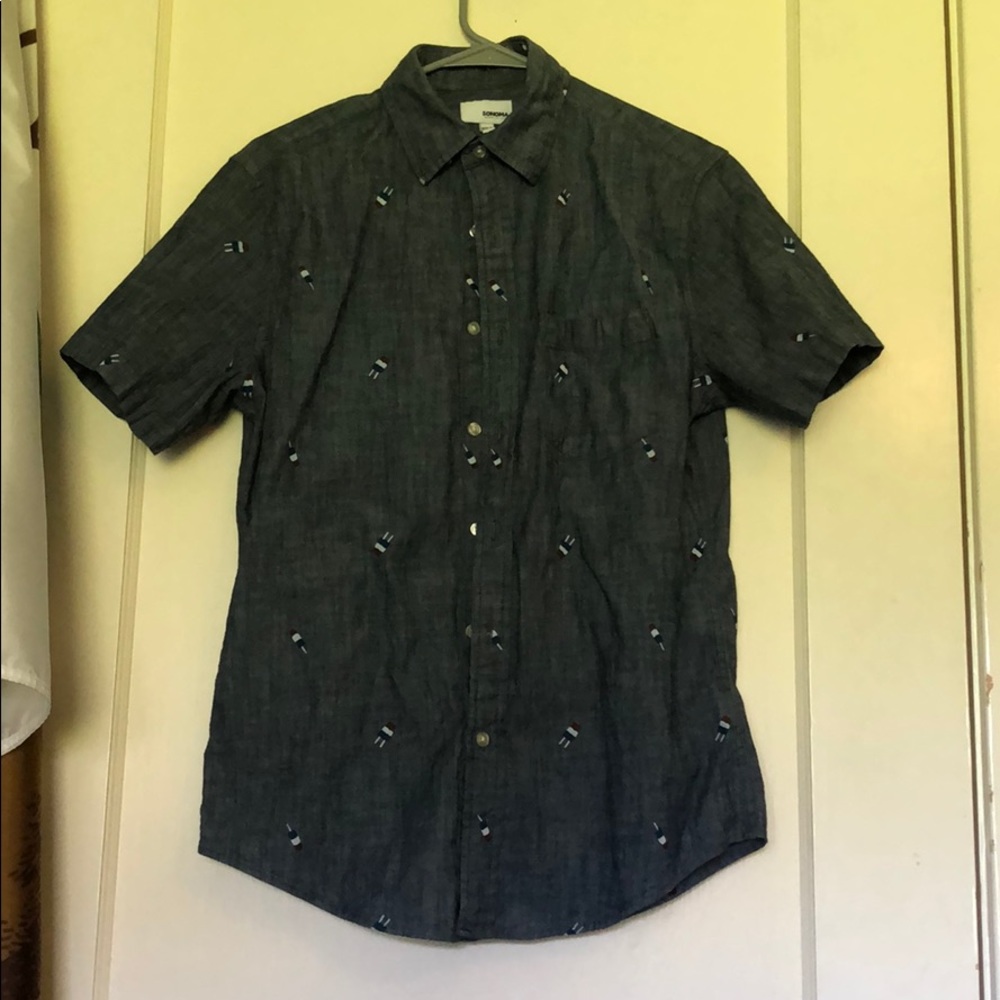 Men’s Button Down Collard Shirt